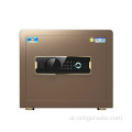 Tiger Safes Classic Series-Brown 35 سم قفل بصمة عالية